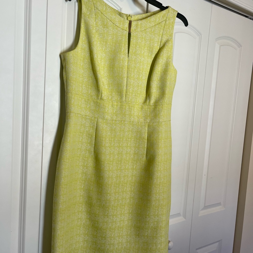 Tahari. Lime green dress. Brand new, no tag. Size 10.